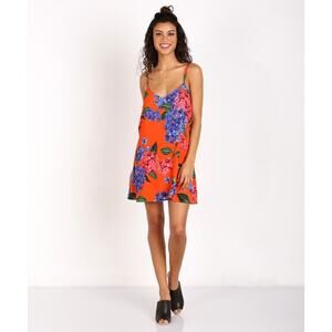 Show Me Your Mumu Criss Cross Applesauce Bahama Bloom Mini Dress S